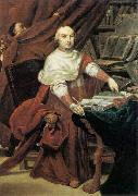 CRESPI, Giuseppe Maria Cardinal Prospero Lambertini dfg oil on canvas